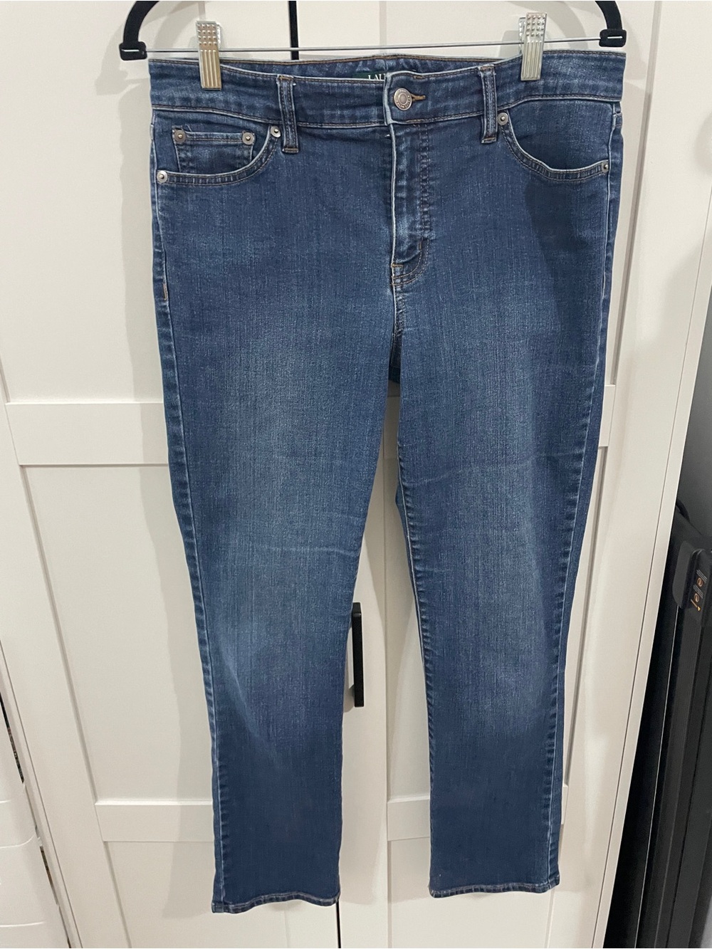 Lauren Ralph Lauren Women's Straight Leg Jeans Sz 10 Stretchy Great Condition